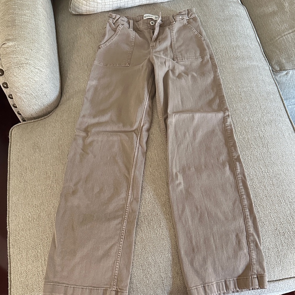 Abercrombie Kids Tan Chino Pants Classic Fit